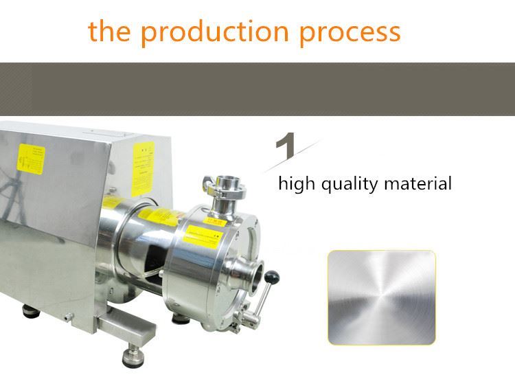 Industrial Horizontal shred emulsifier blender pump Fill2 Package