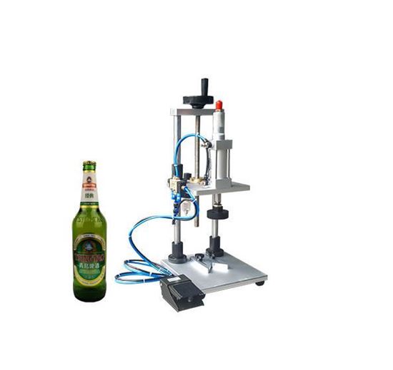 Picture of pneumatic capping manual beer bottle capping machine