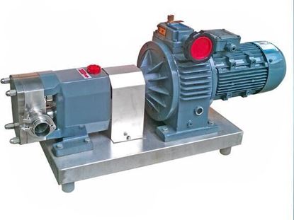 Picture of 650~1600L/H milk food transfer pump food grade rotary lobe pump 0.75kw