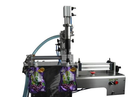 Picture of semi automatic spout pouch bag filling machine 100-1000ml