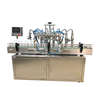 Picture of 8 heads Automatic liquid filling machine with conveyor PLC control by sea