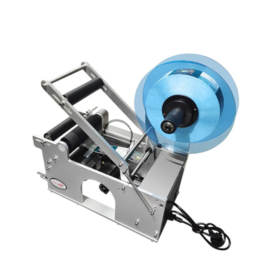 Picture of Semi-automatic Round Bottle Labeler Labeling machine