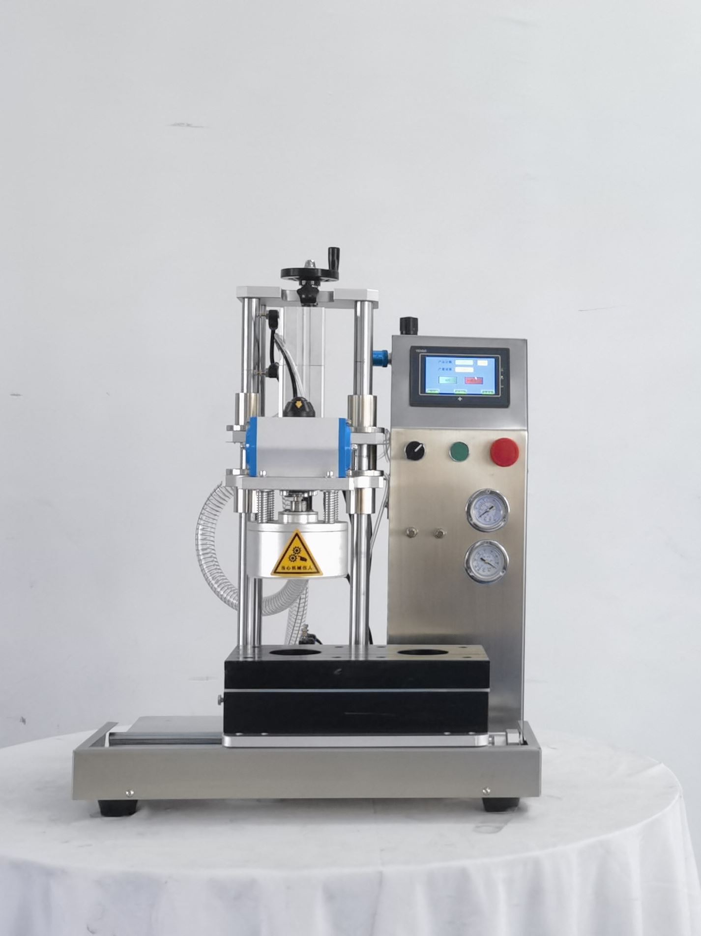 Semi Automatic Pneumatic Glass Jar Bottle Vacuum Lid Cap Sealer - Fill2 ...