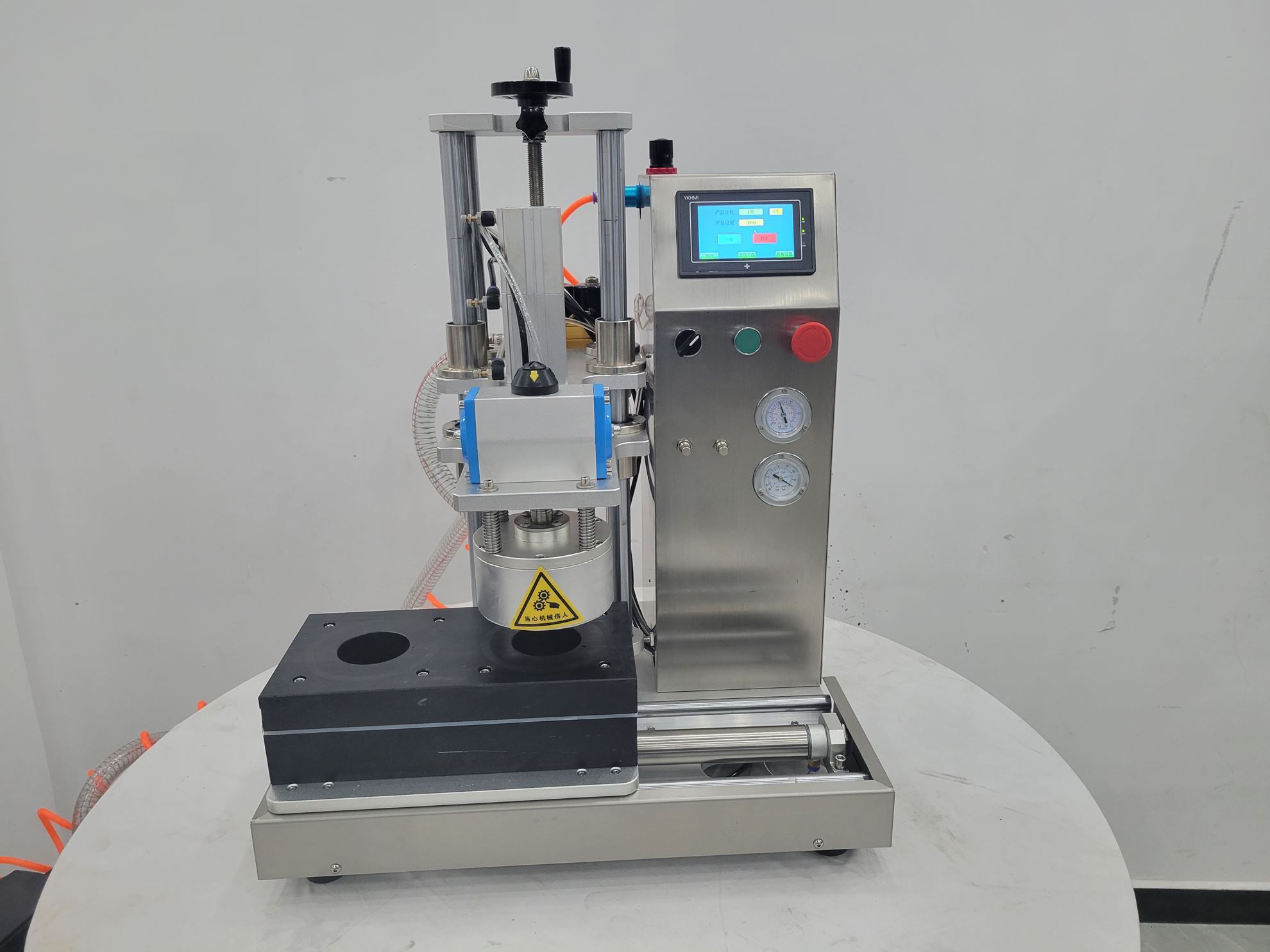 Semi Automatic Pneumatic Glass Jar Bottle Vacuum Lid Cap Sealer - Fill2 ...
